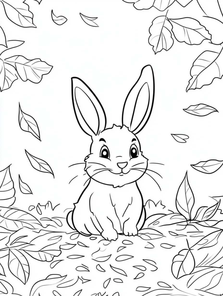 Autumn coloring pages