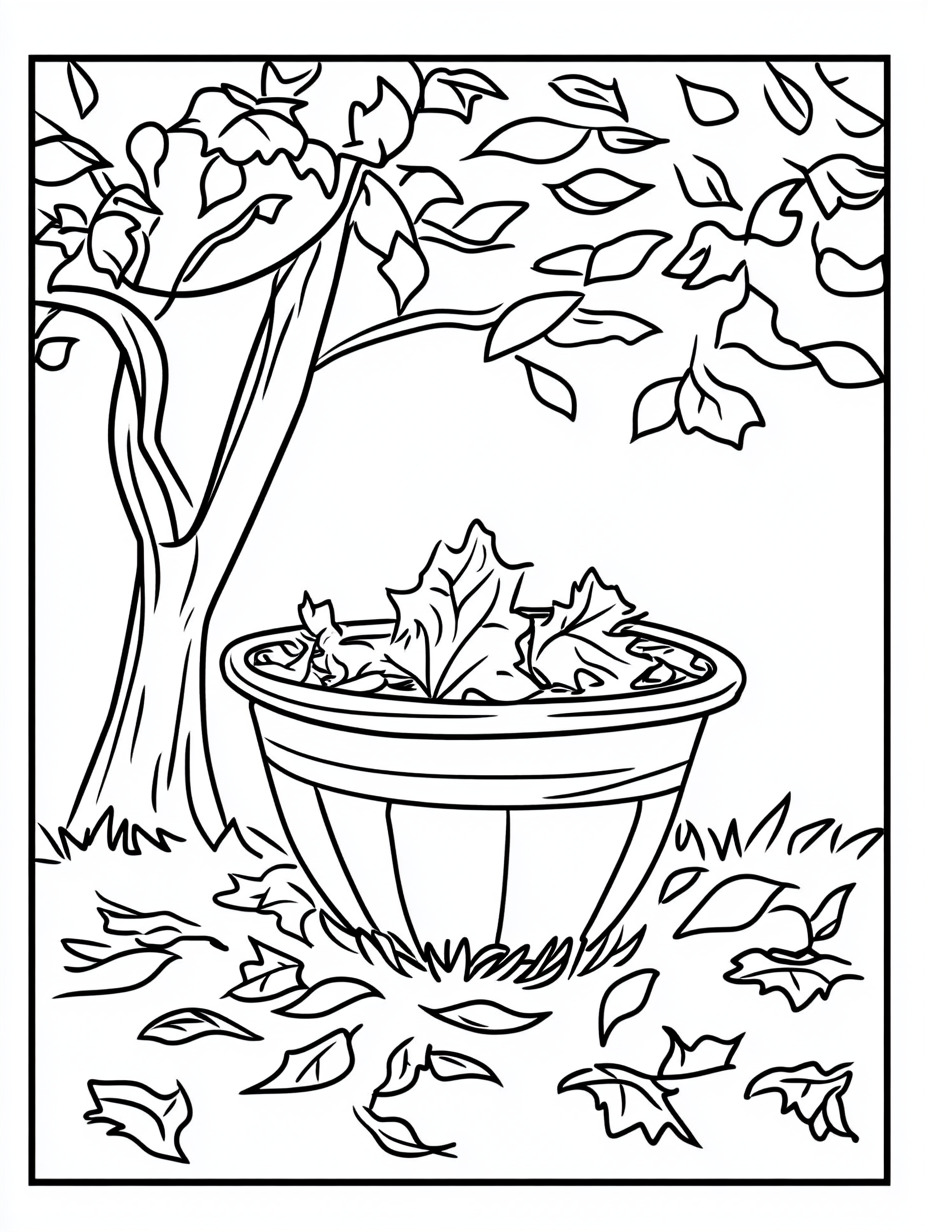 coloring pages printable Autumn