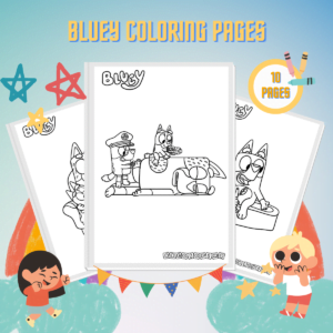 Bluey Coloring Pages