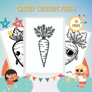 Carrot Coloring Pages