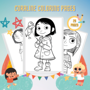 Coraline Coloring Pages