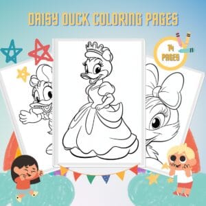 Daisy Duck Coloring Pages