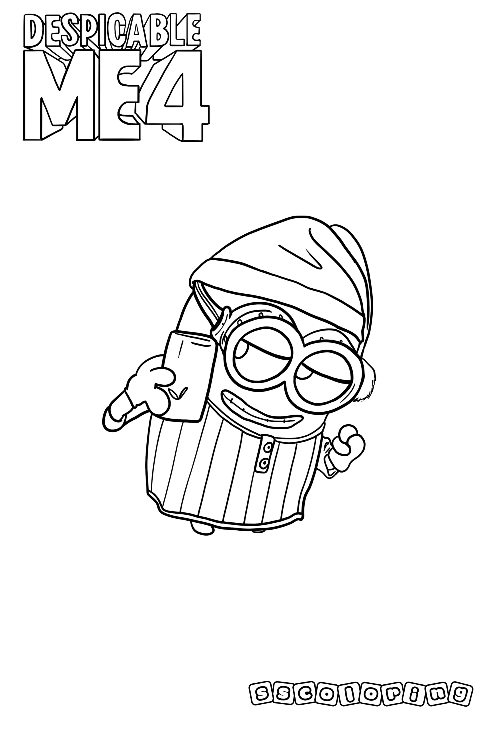 Despicable Me themed coloring pages