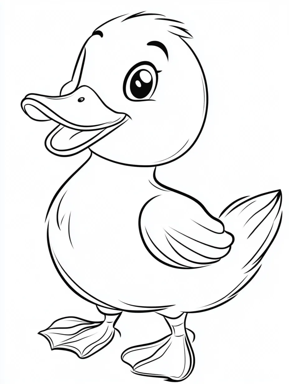 Duck Coloring Pages 29 vintage Duck coloring pages