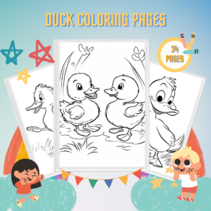 Duck Coloring Pages