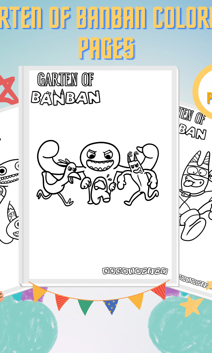 Garten Of Banban Coloring Pages