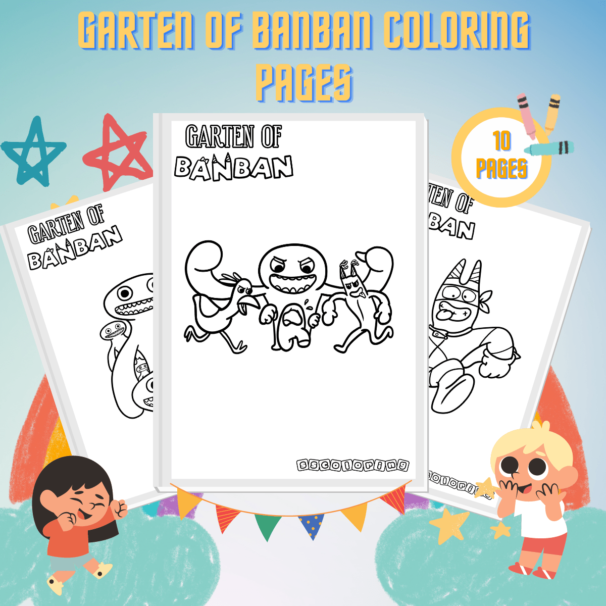 11 Garten Of Banban Coloring Pages: Let #39 s Color Play