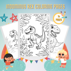 Indominus Rex Coloring Pages thumbnail