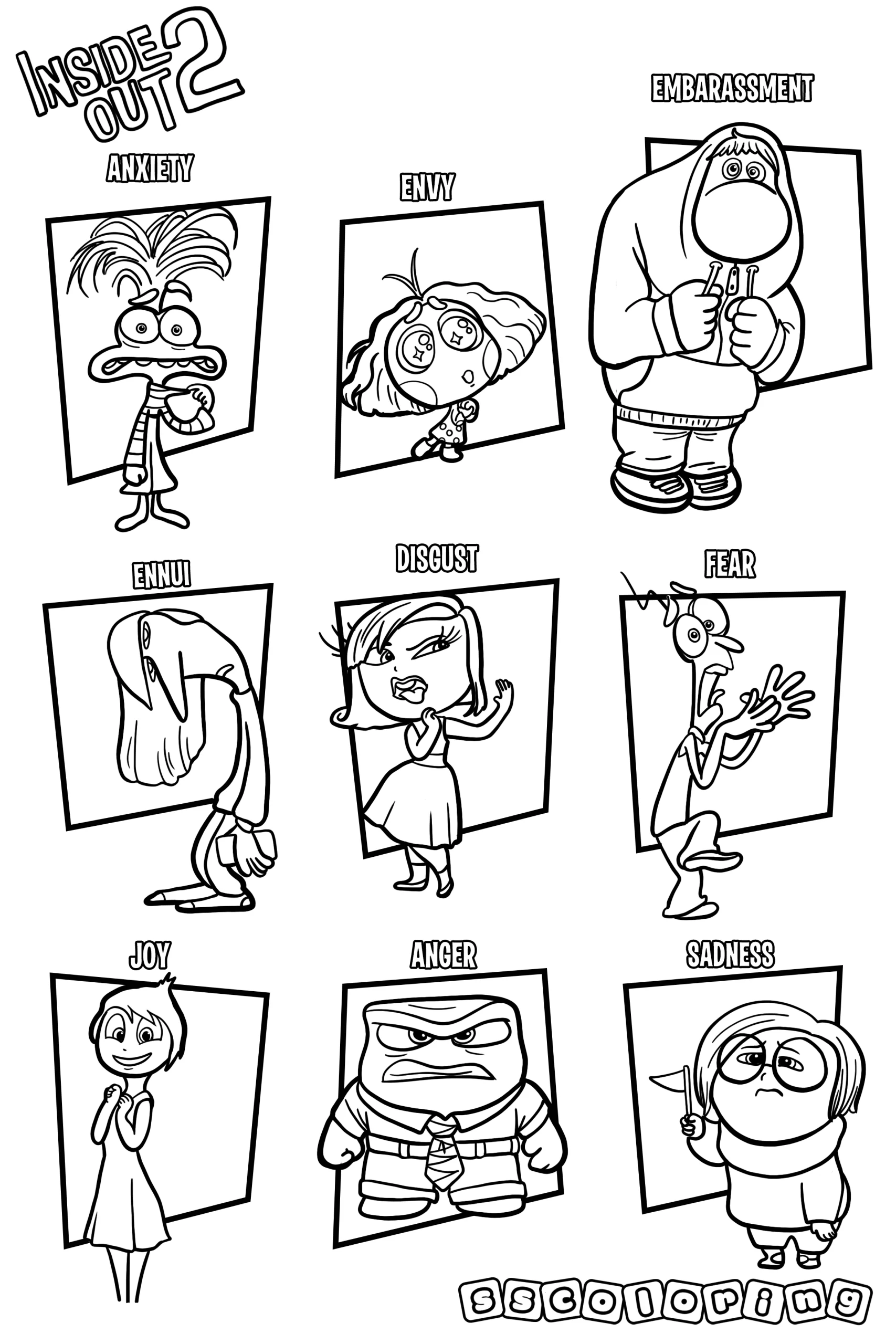 inside out coloring page