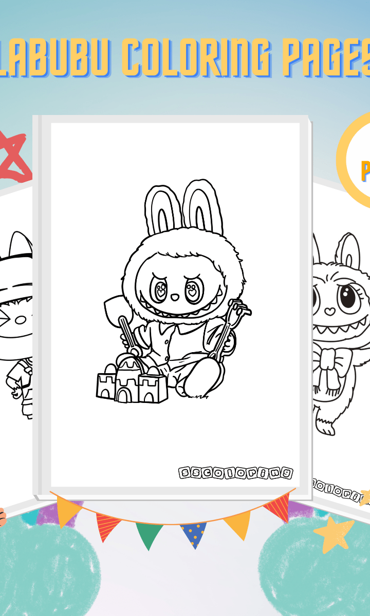 Labubu da colorare