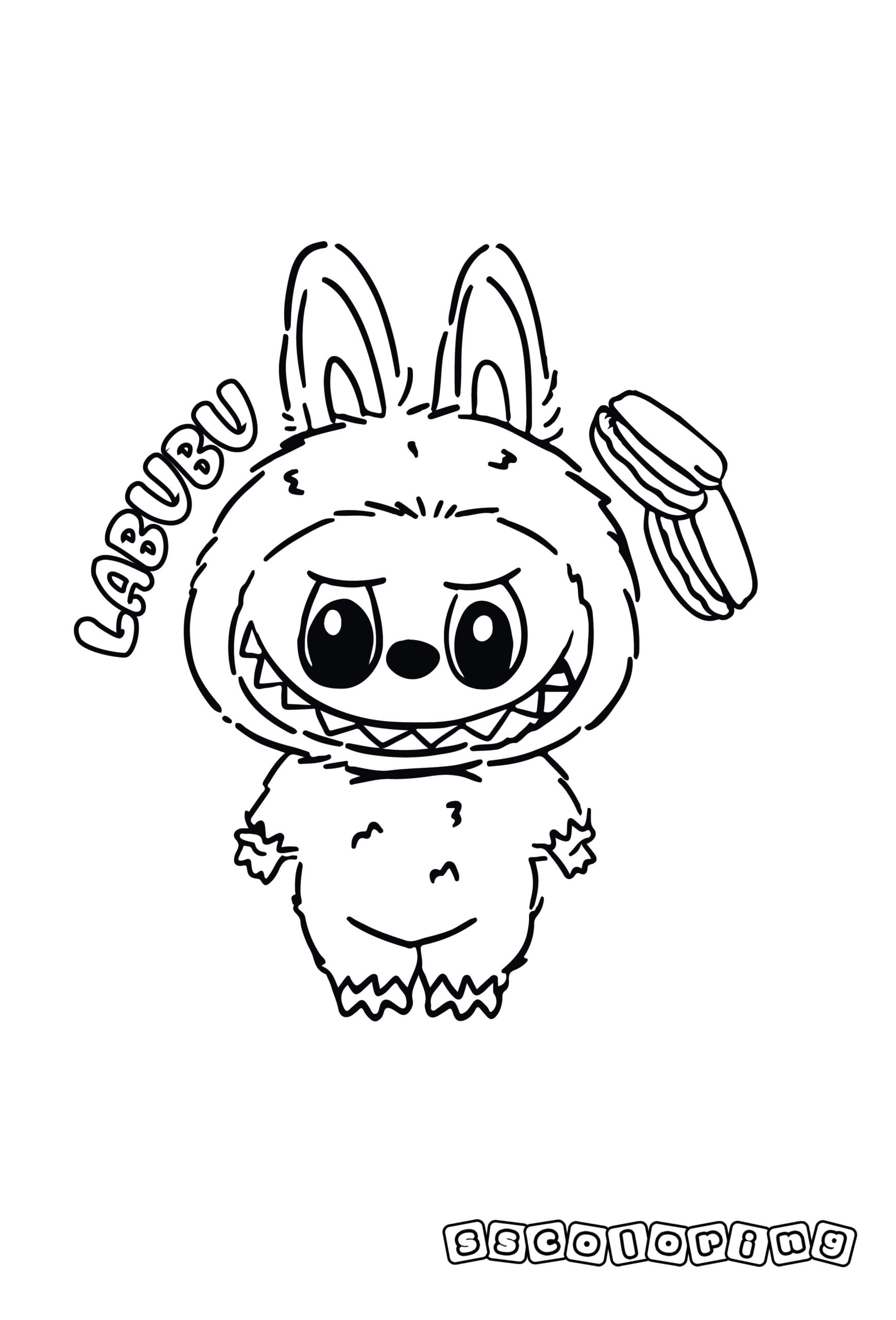 10 Dibujos De Labubu Para Colorear Gratis Para Ni os SSColoring