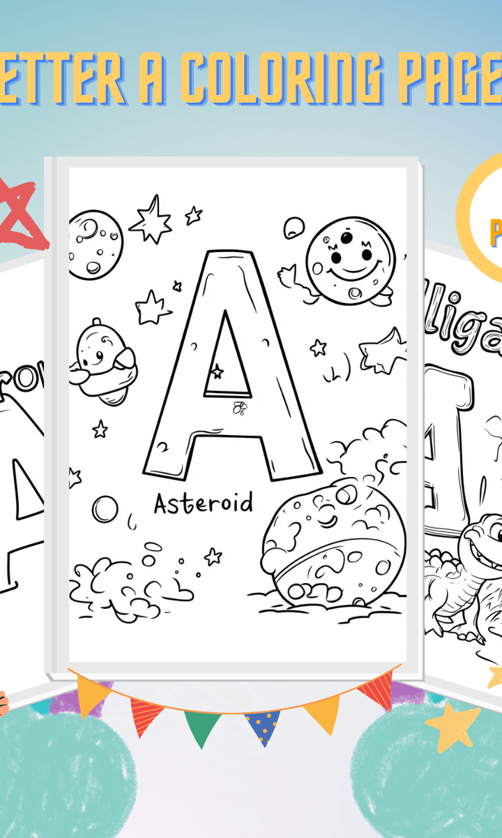 Letter A Coloring Pages Thumb