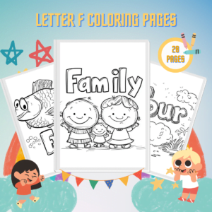 Letter F Coloring Pages