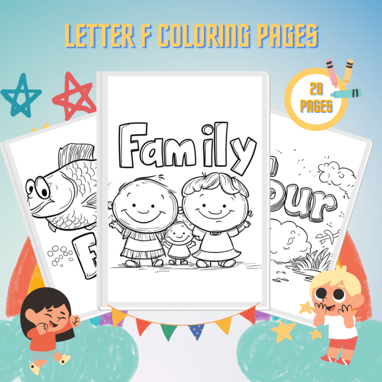 29 Letter F Coloring Pages Free Printables