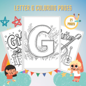 Letter G Coloring Pages