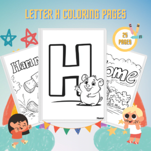 Letter H Coloring Pages