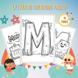 Letter M Coloring Pages