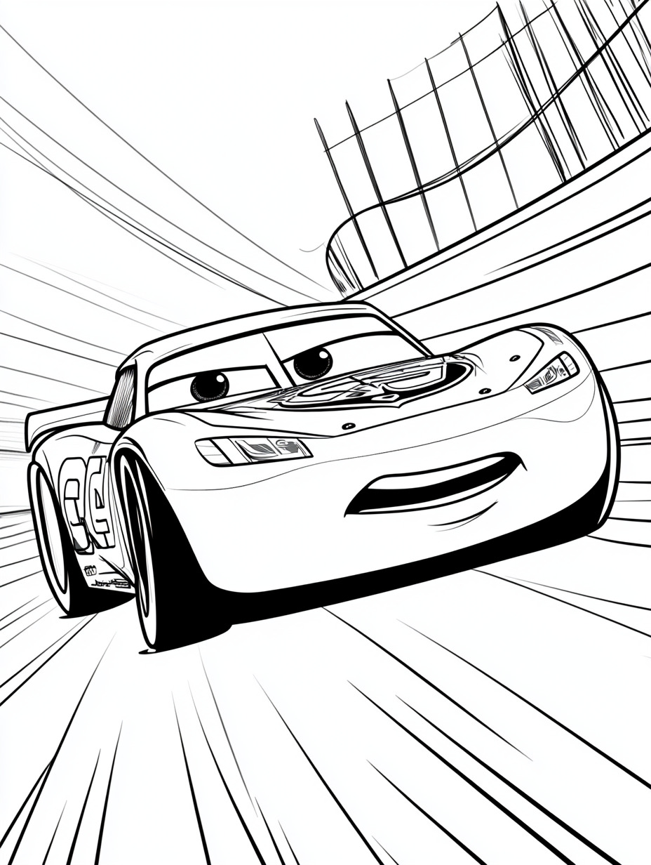 Pintar rayo mcqueen online