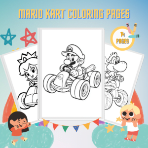 Mario Kart Coloring Pages