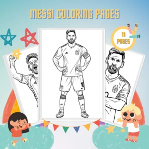 Messi Coloring Pages thumbnail