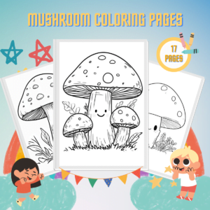 Mushroom Coloring Pages