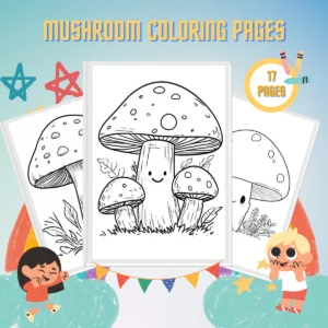 Mushroom Coloring Pages thumbnail