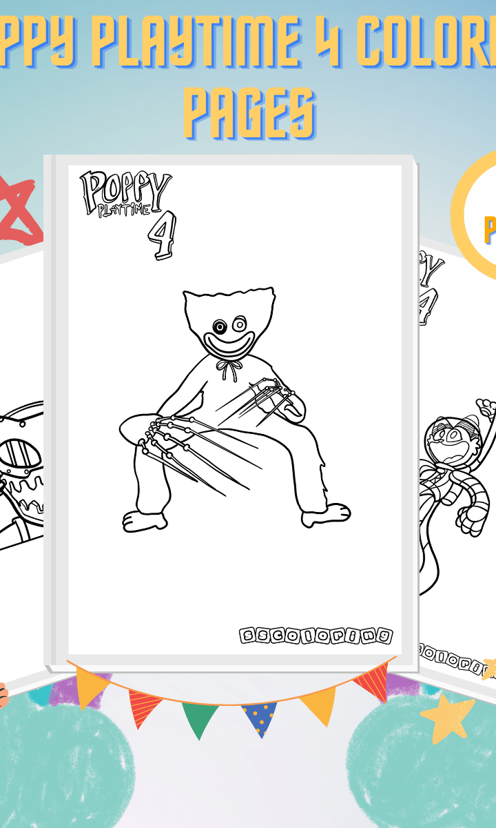 Poppy Playtime 4 Coloring Pages Thumb