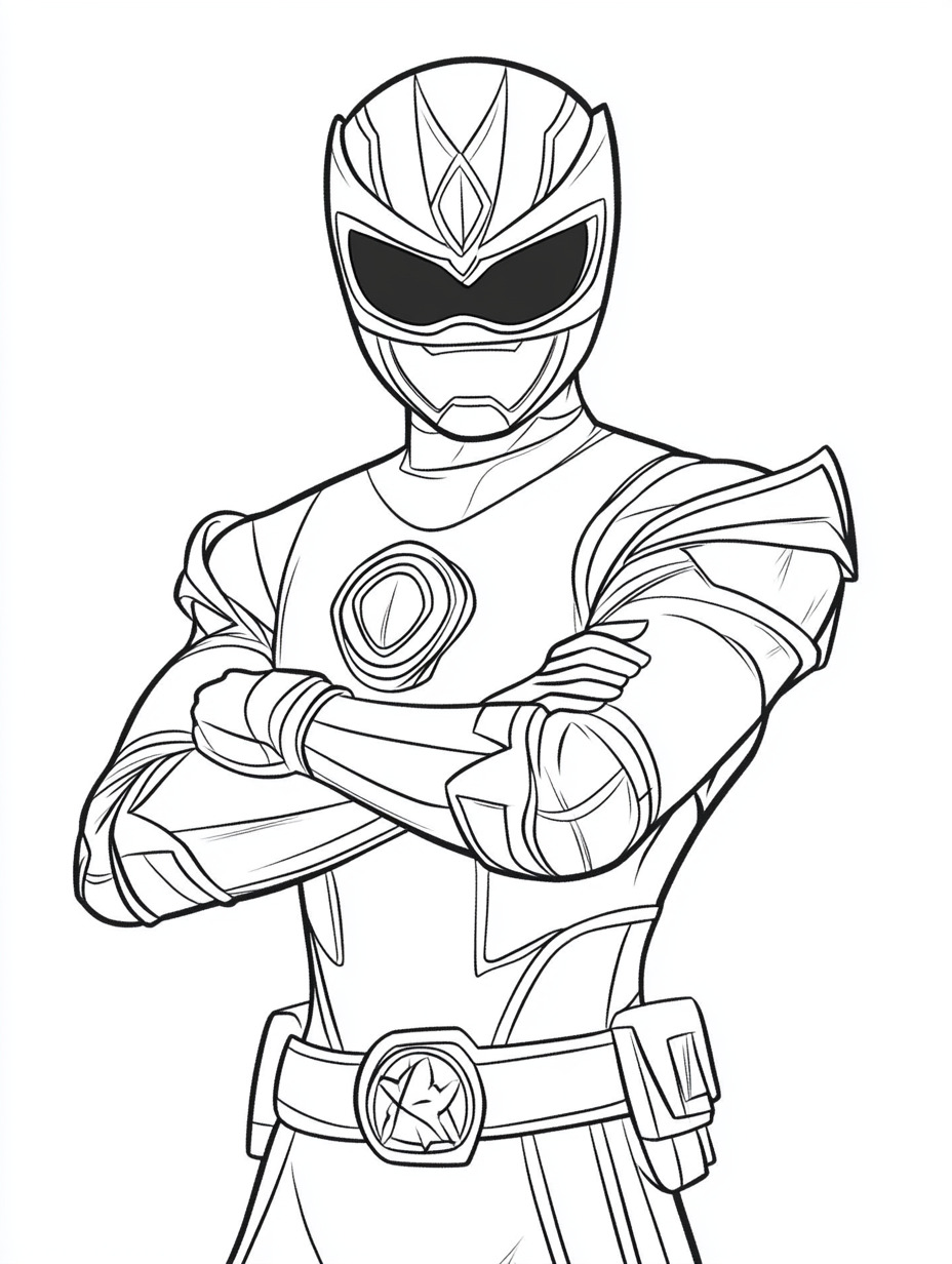 Power Ranger Coloring Pages 31 Power Ranger adult coloring pages