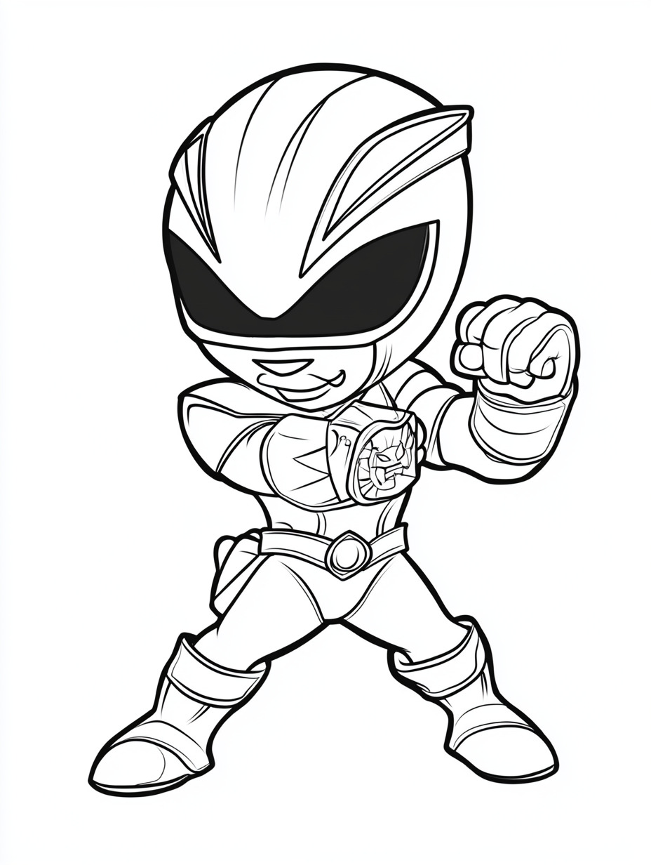 Power Ranger Coloring Pages 17 free Power Ranger coloring pages