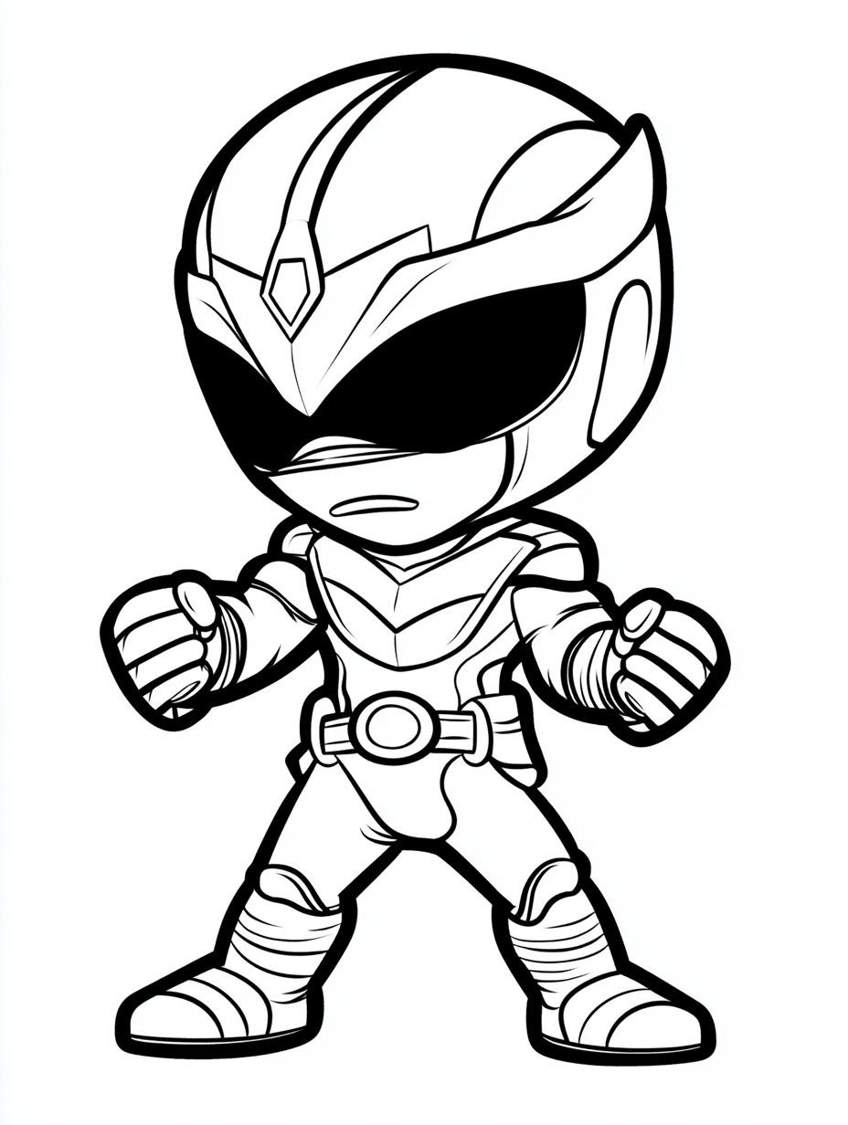 Power Ranger Coloring Pages 11 Power Ranger coloring pages to print 1