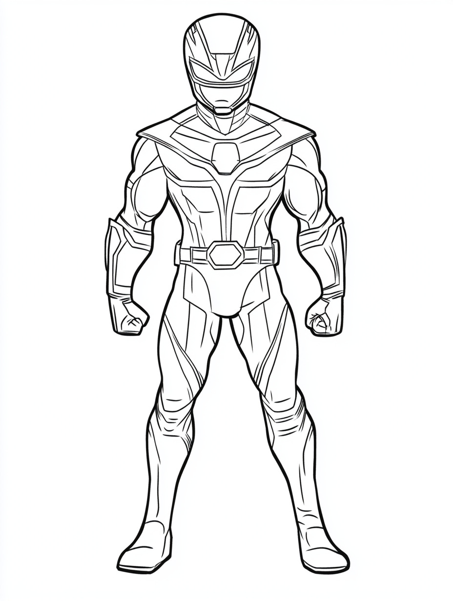 Power Ranger Coloring Pages 7 Power Ranger decorations coloring pages