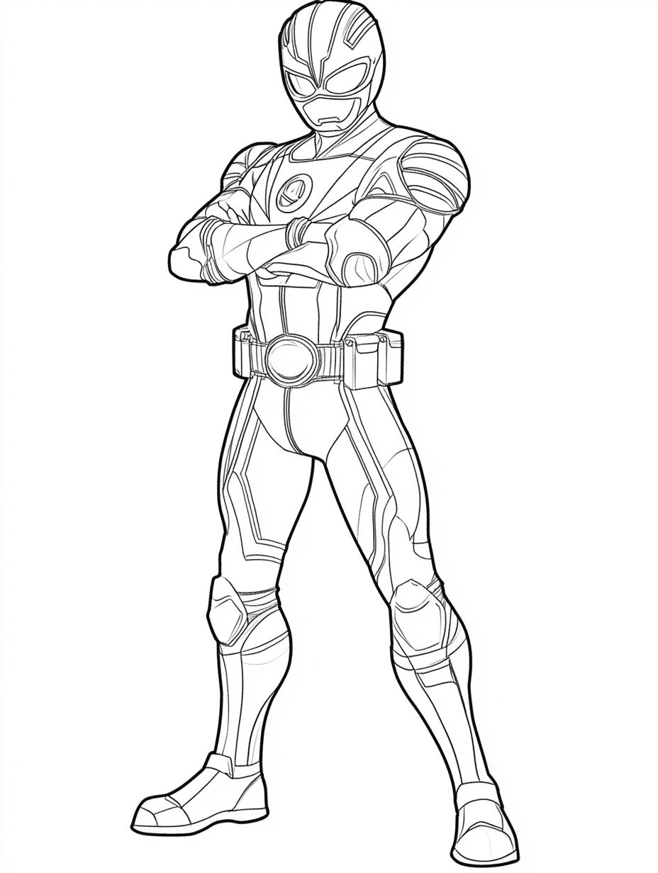 Power Ranger Coloring Pages 30 Power Ranger ornament coloring pages