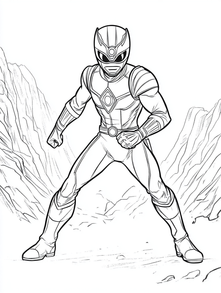 Power Ranger Coloring Pages 27 Power Ranger free coloring pages