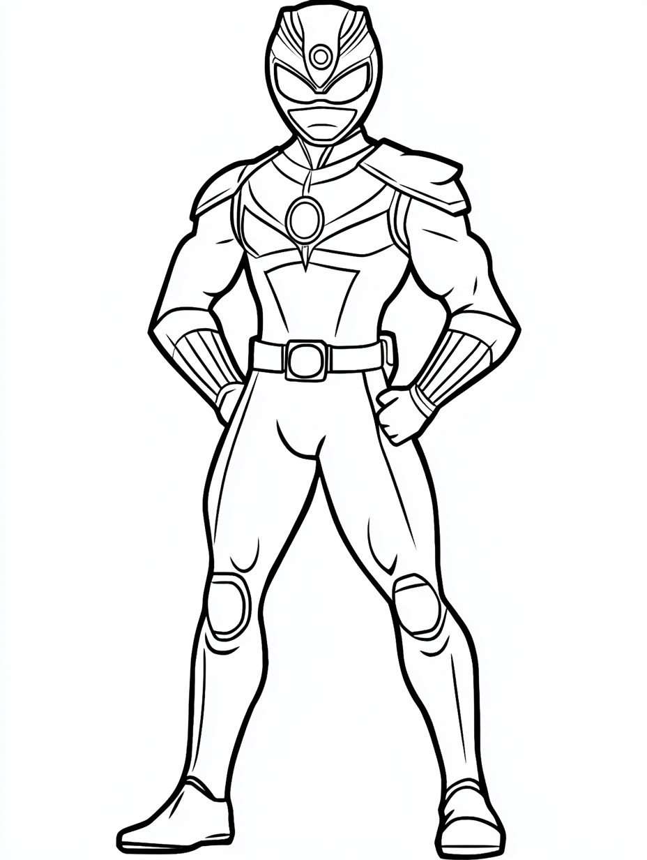 Power Ranger Coloring Pages 26 printable Power Ranger coloring pages
