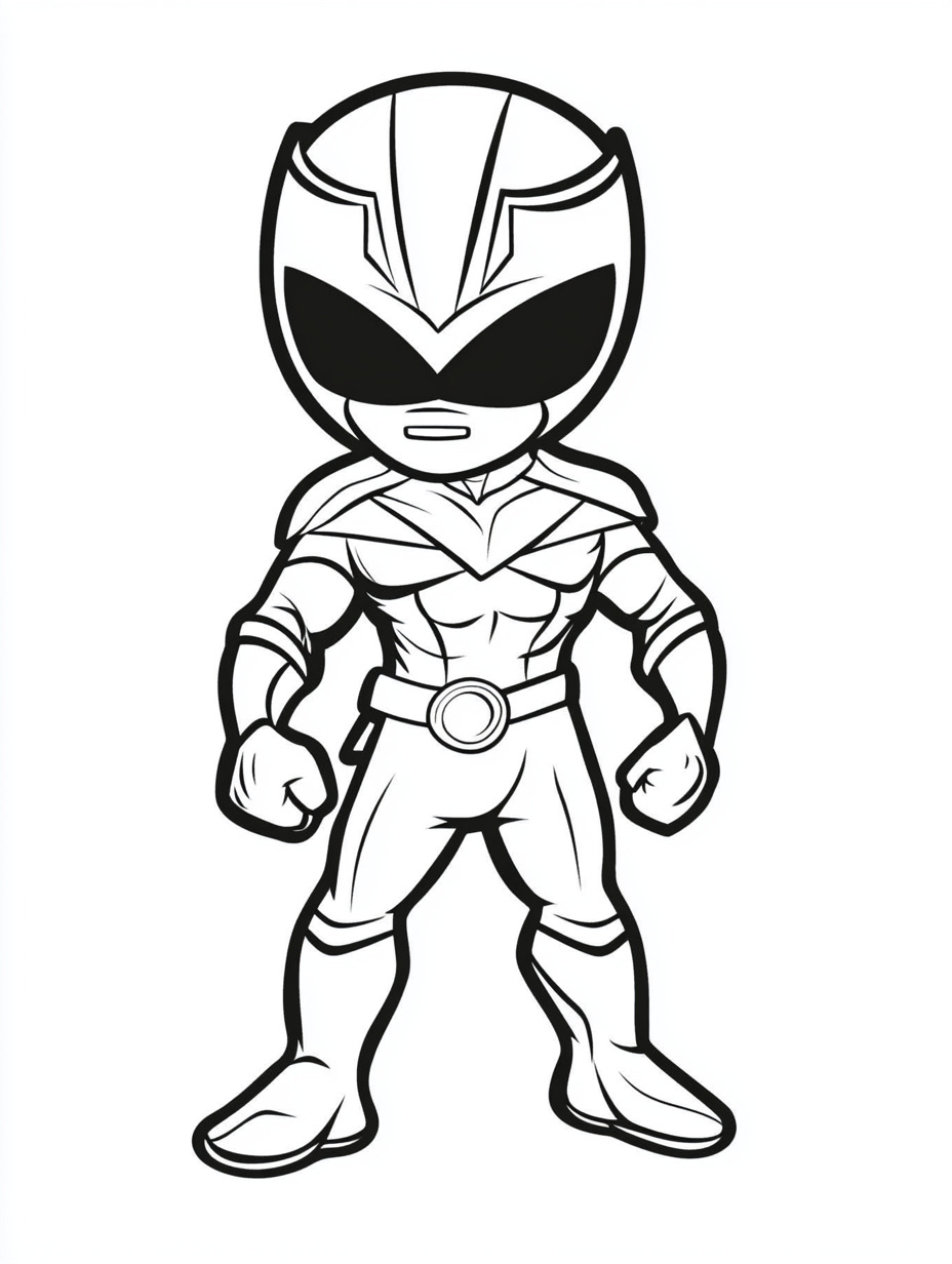 Power Ranger Coloring Pages 24 free Power Ranger coloring pages printable