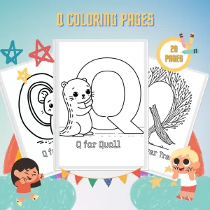 Letter Q Coloring Pages