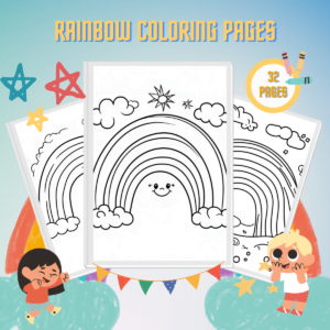 Rainbow Coloring Pages