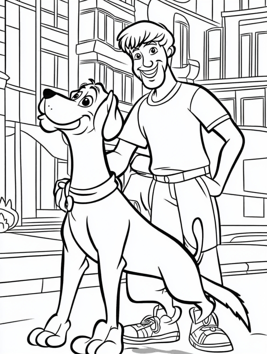 scooby doo coloring pages for kids