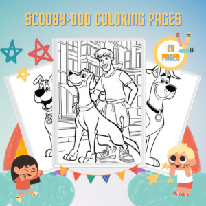 scooby doo coloring pages for kids