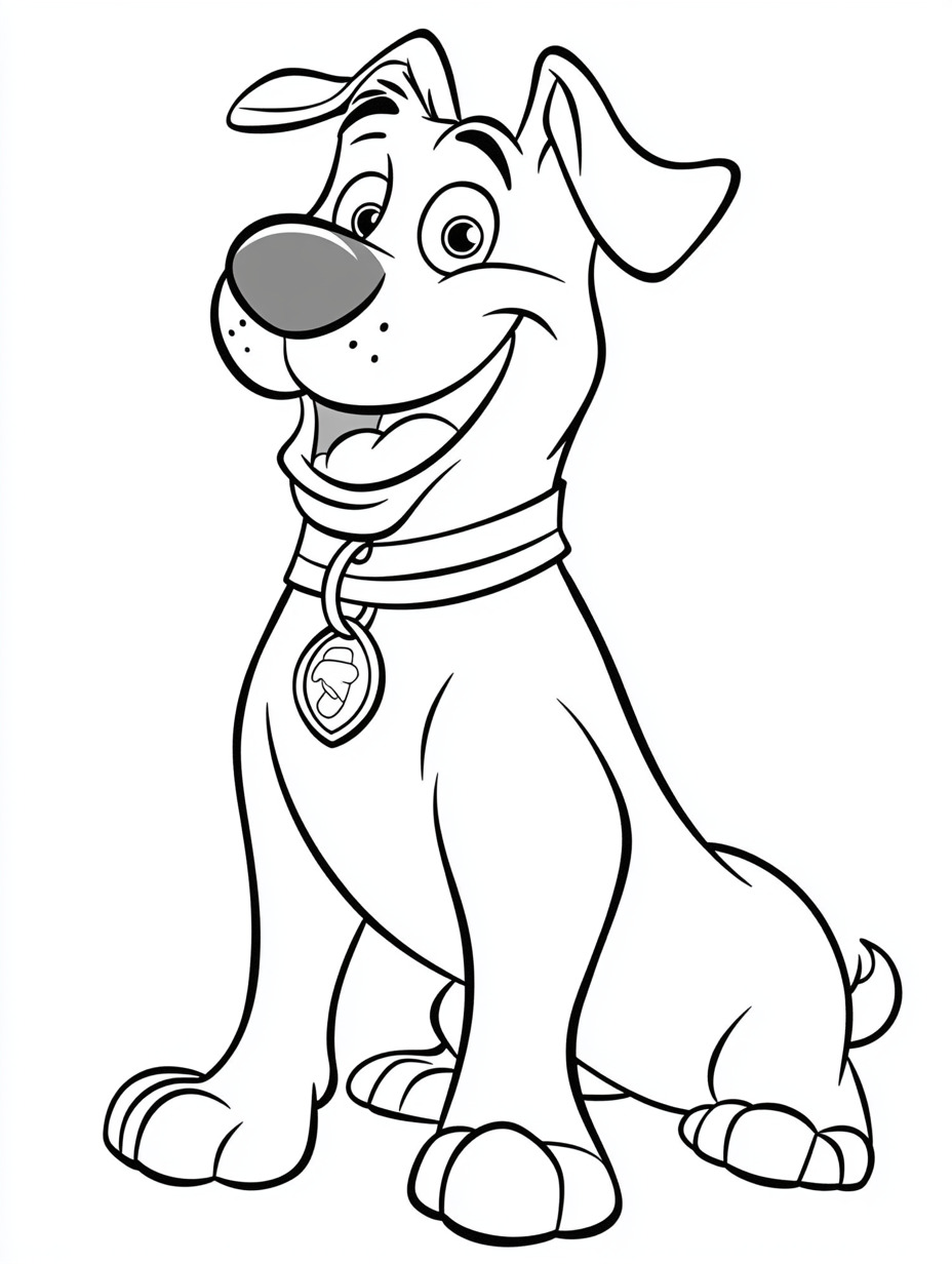 scooby doo coloring pages for kids