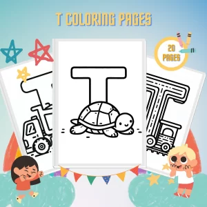 Letter T Coloring Pages thumbnail