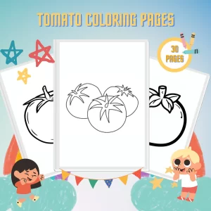 Tomato Coloring Pages