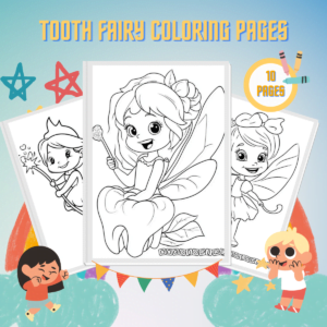 Tooth Fairy Coloring Pages thumbnail