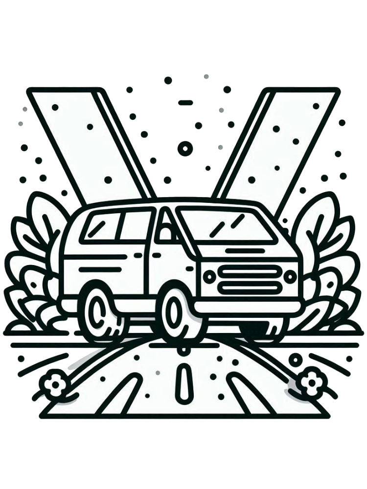 Letter V Coloring Pages 16 V is Van coloring pages to print