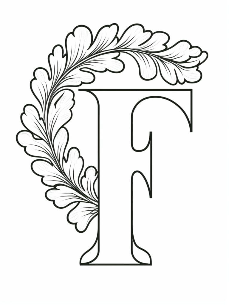 Color Leter F 29 Letter F Coloring Pages | Free Printables