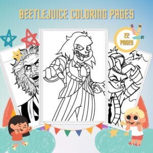 Beetlejuice Coloring Pages thumbnail