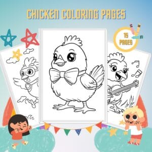 Chicken Coloring Pages