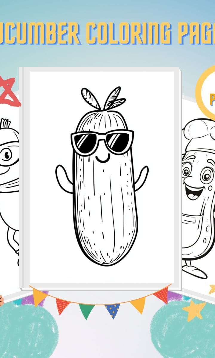 Cucumber Coloring Pages Thumb