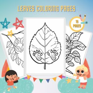 Leaves Coloring Pages