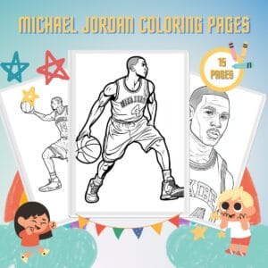 Michael Jordan Coloring Pages